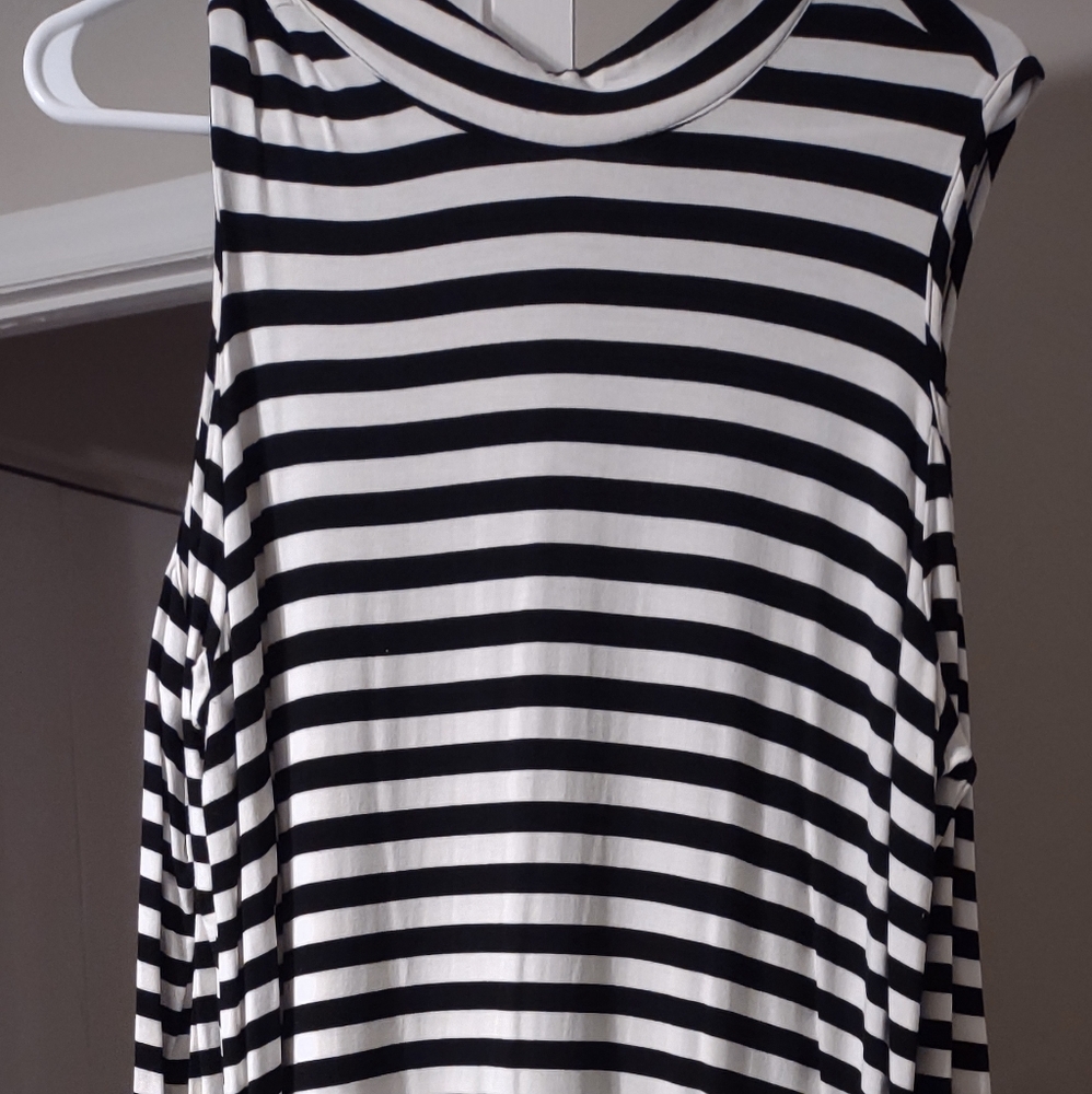 New York and Company Striped Dress